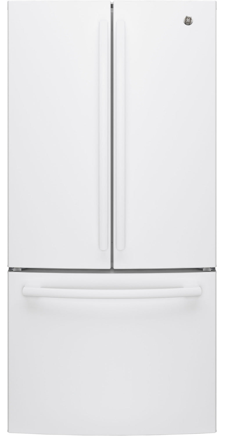 GE 32.75" 18.6 Cu. Ft. White Counter-Depth French Door Refrigerator - GWE19JGLWW