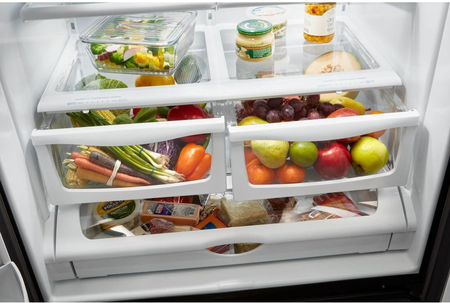 Whirlpool Black Stainless Steel French Door Refrigerator (25 Cu. Ft.) - WRF555SDHV