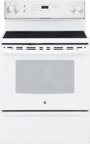 GE Cuisinière électrique 5,0 pi³ blanc JCB630DKWW