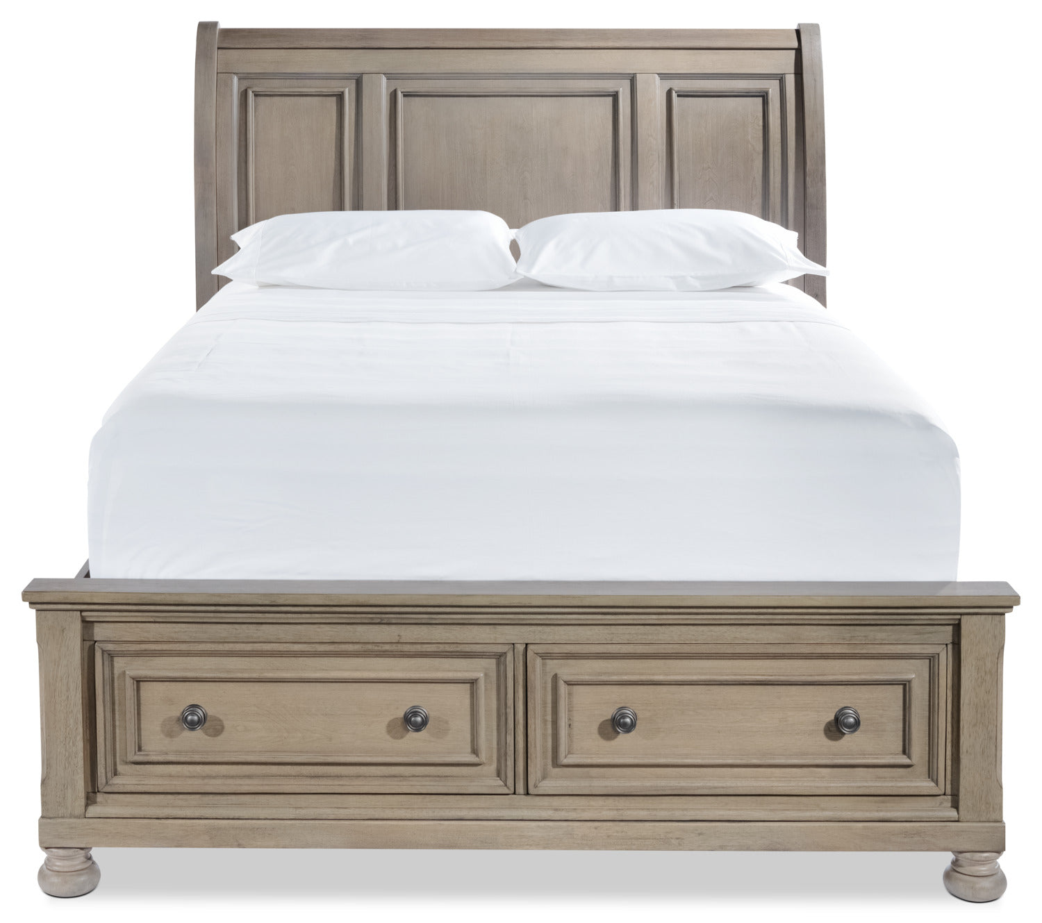 Windchester 3-Piece King Storage Bed - Grey