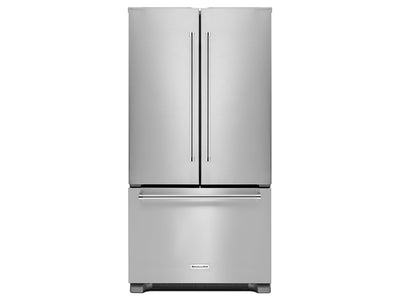 KitchenAid Réfrigérateur 21,9 pi³ porte à 2 battants inox KRFC302ESS