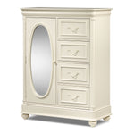 Amber Door Chest - Antique White