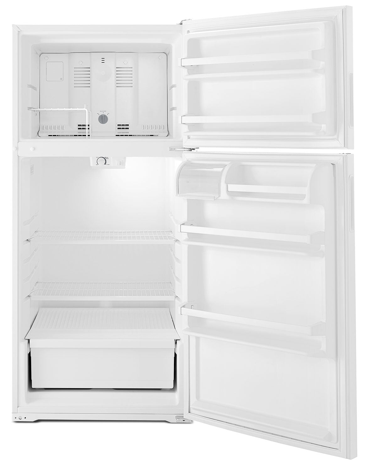 Amana 28" 14.3 Cu. Ft. White Top-Freezer Refrigerator - ART104TFDW