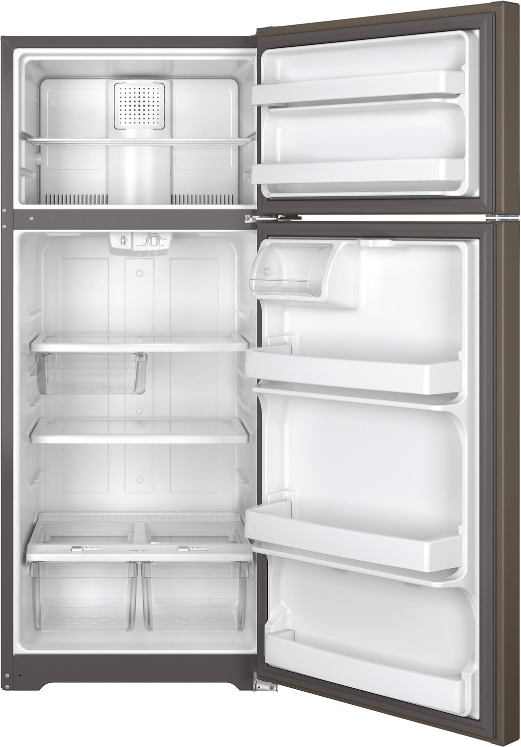 GE Slate TOP-FREEZER REFRIGERATOR (17.5 CU. FT.) - GTE18GMHES