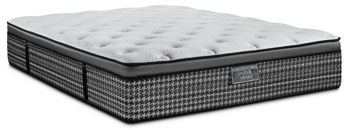 Kingsdown Vegas Cushion Firm Queen Mattress and Boxspring Set