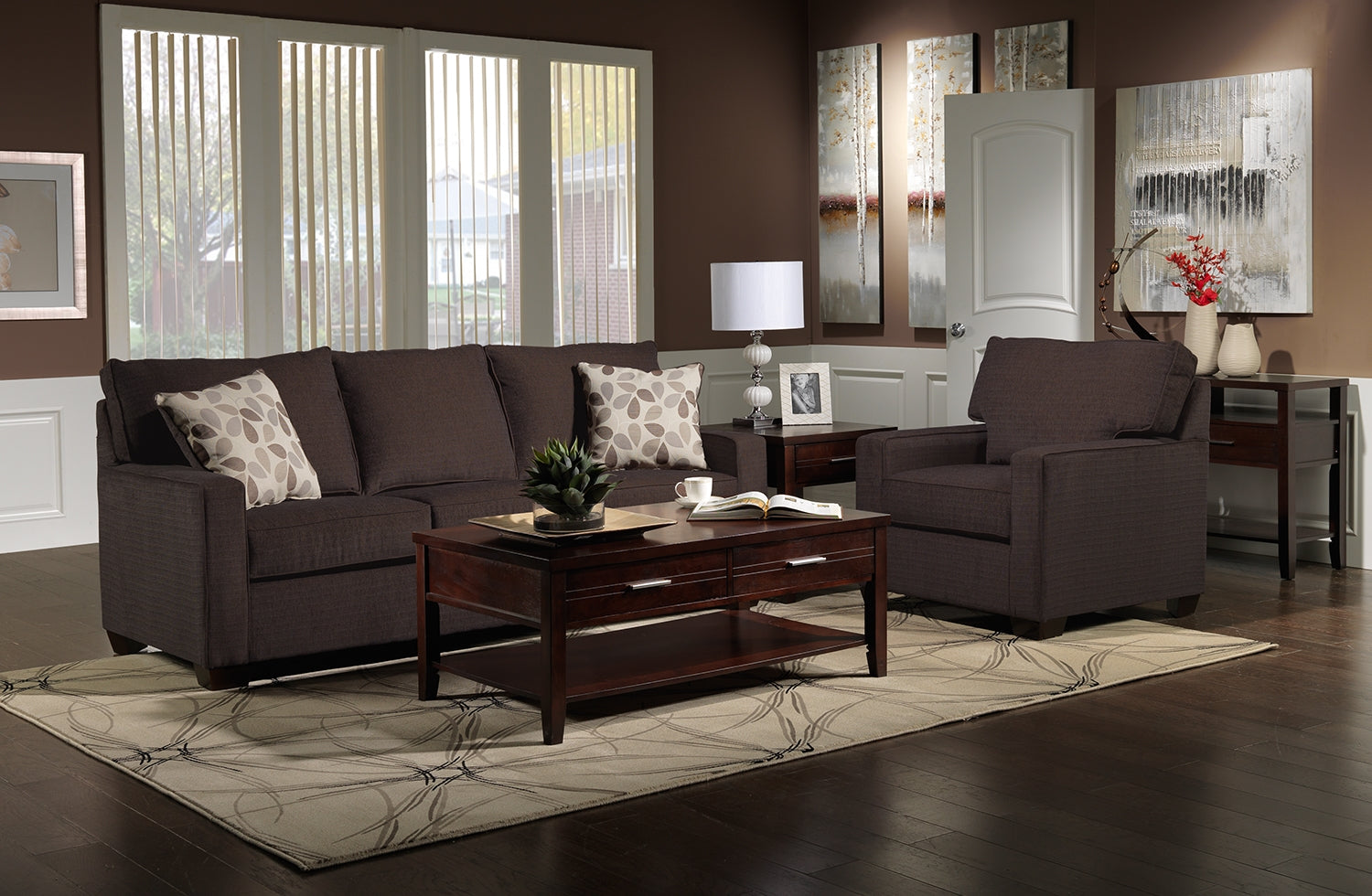 Gloria End Table - Espresso