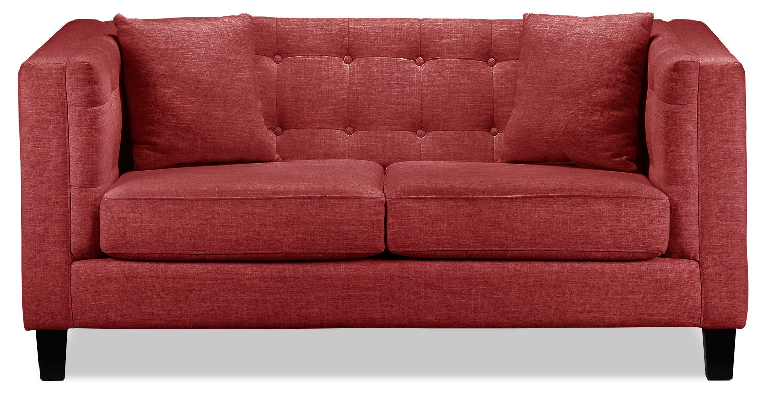 Astin Loveseat - Red