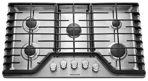 KitchenAid Surface de cuisson au gaz inox KCGS350ESS