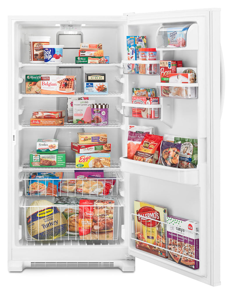 Congélateur vertical de 20 pi3 de Whirlpool (WZF79R20DW) - Blanc