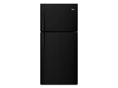 Whirlpool Réfrigérateur 19,2 pi³ avec congélateur en haut noir WRT519SZDB