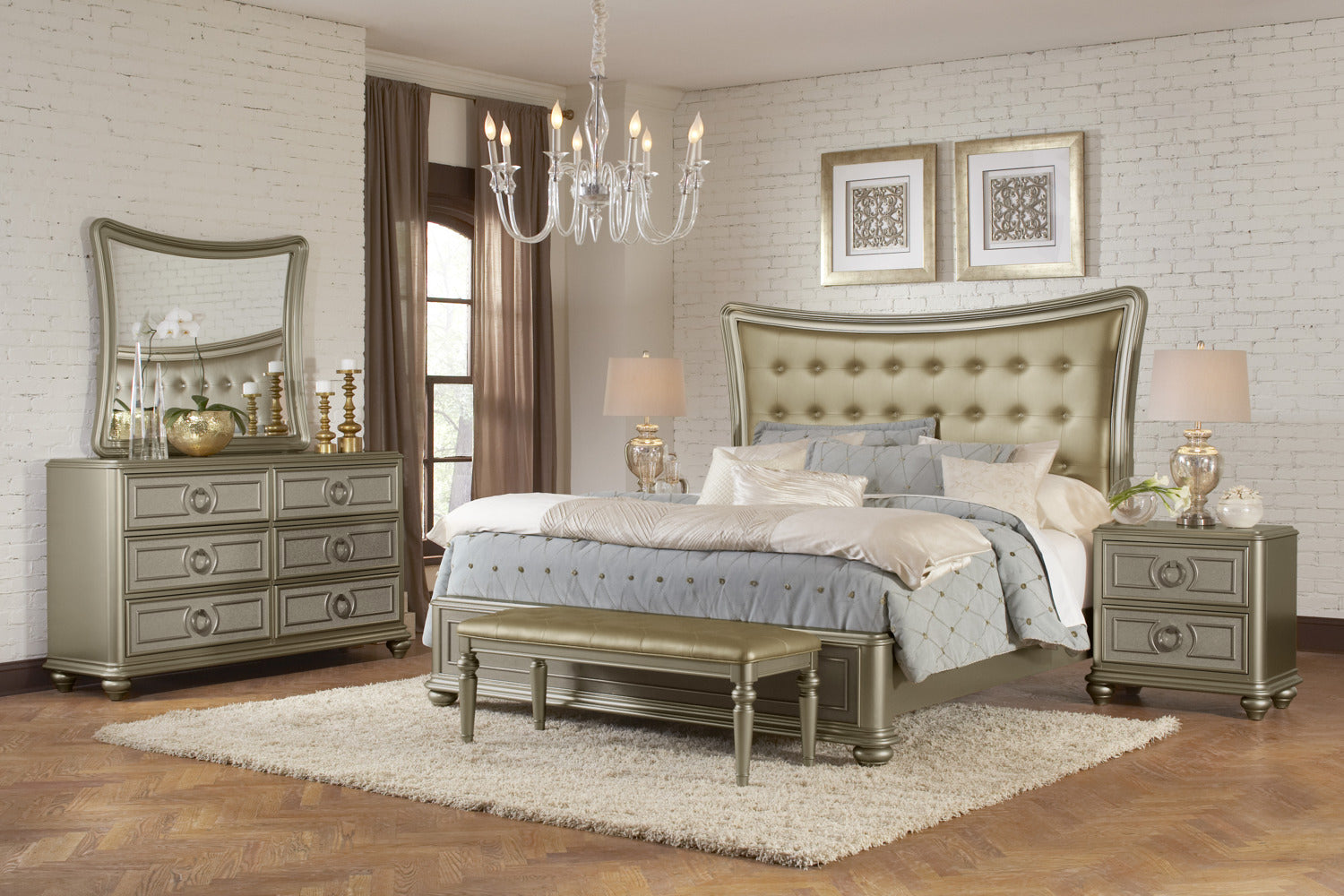 Dynasty Mirror - Gold