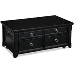Turner 46" Lift-Top Coffee Table - Black