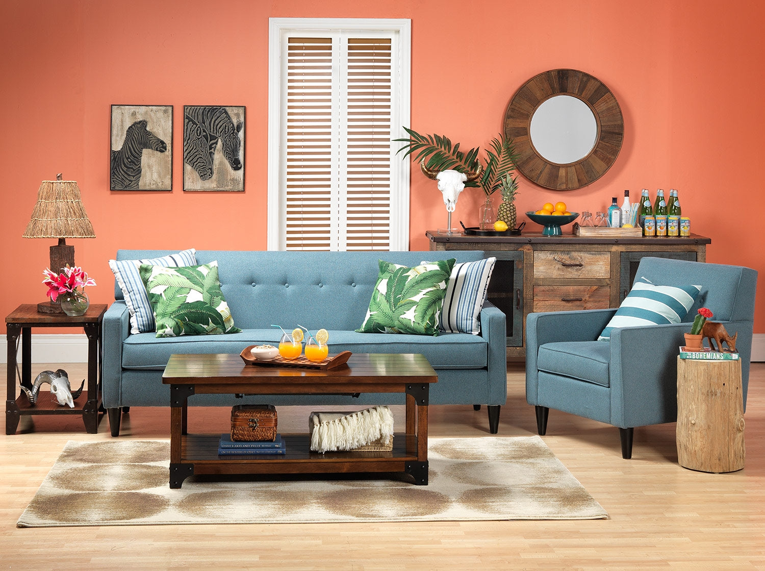 Wellington Coffee Table and End Table - Walnut