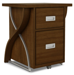 Savo 2-Drawer File Cabinet - Brown