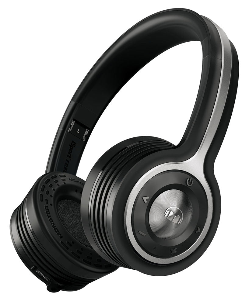 iSport Freedom Wireless Bluetooth On-Ear Sport Headphones - Black