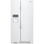 Whirlpool 32.8" 21 Cu. Ft. White Side-by-Side Refrigerator- WRS331SDHW