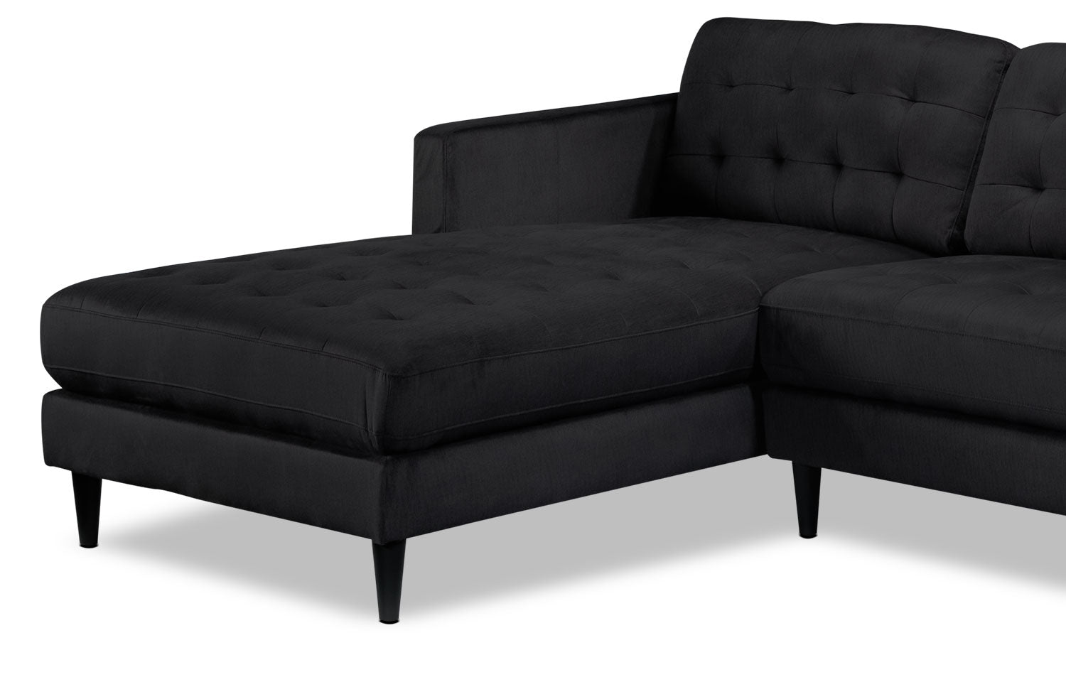 Paragon 2-Piece Sectional with Left-Facing Chaise - Charcoal