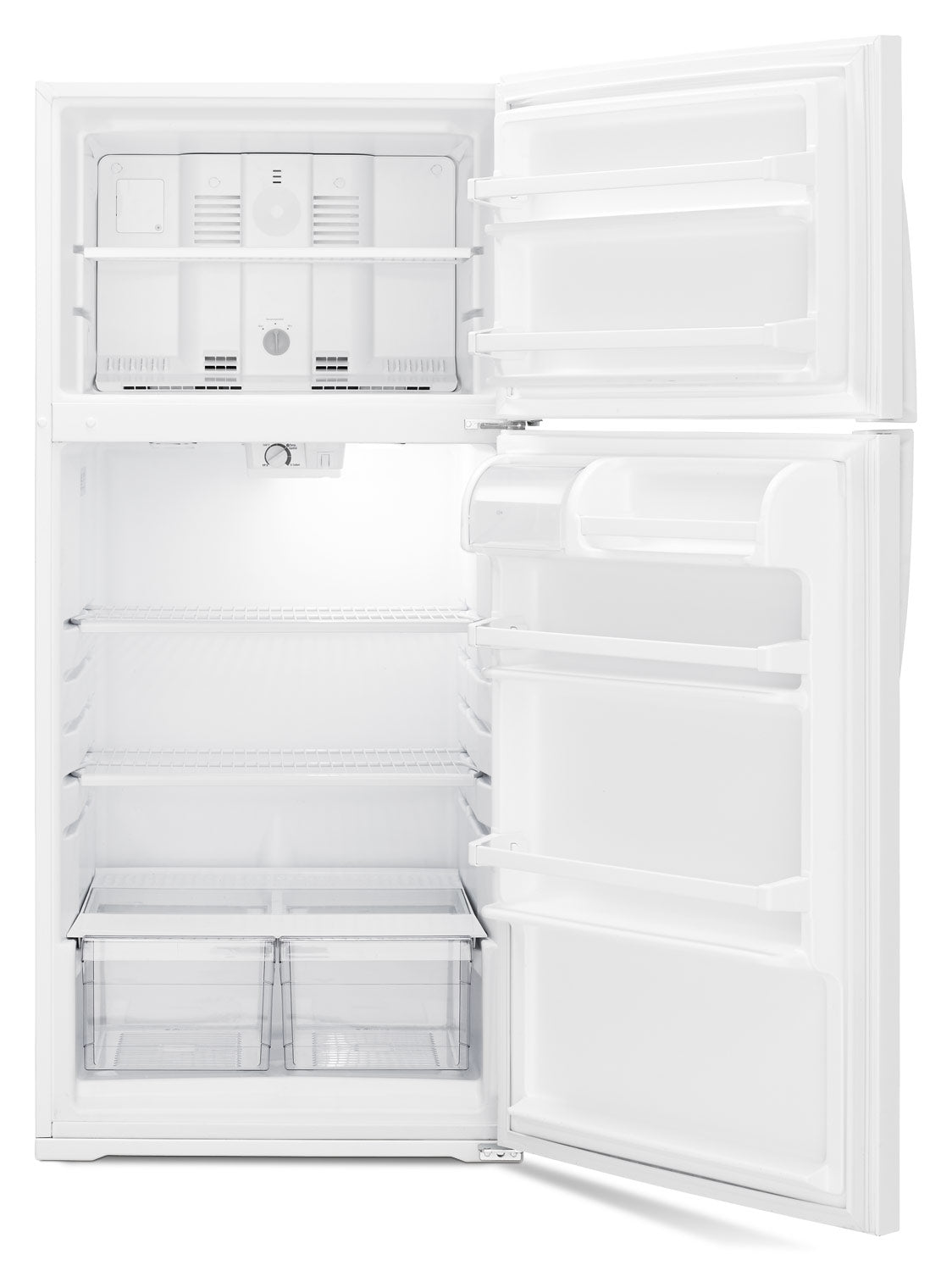 Whirlpool 28" 14.3 Cu. Ft. White Top-Freezer Refrigerator - WRT134TFDW