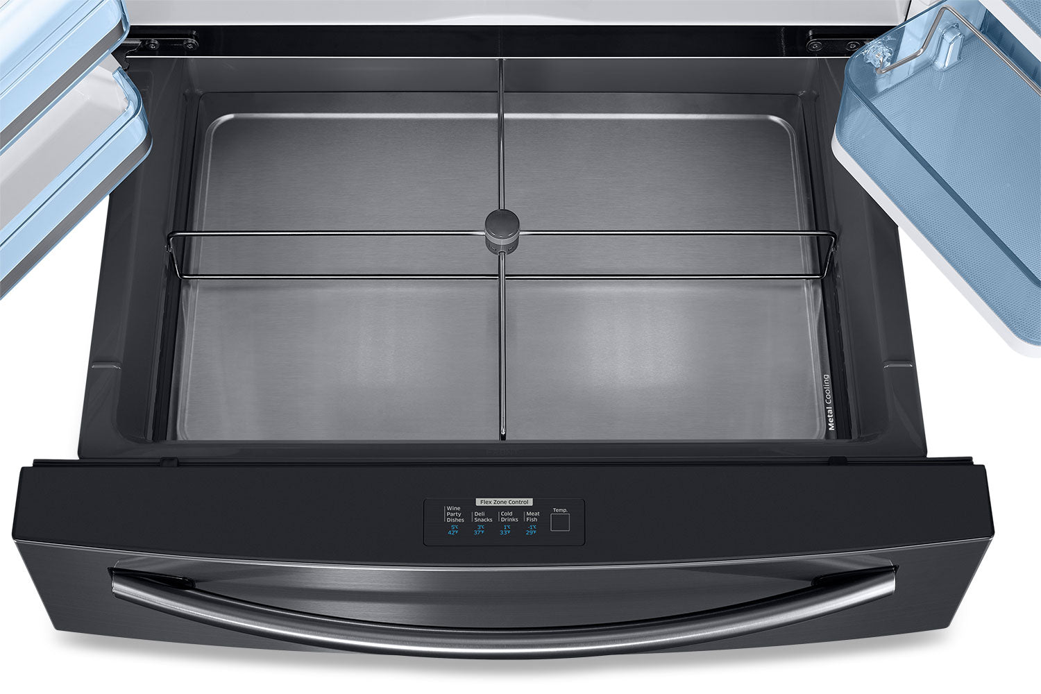 Samsung Black Stainless Steel French Door Refrigerator (28 Cu. Ft.) - RF28JBEDBSG/AA