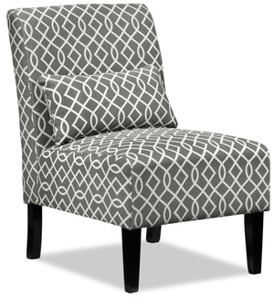 Santos Fauteuil d'appoint - treillis gris