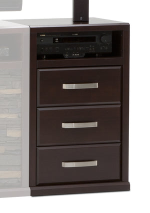 Gamble Unité avec tiroirs - bordeaux