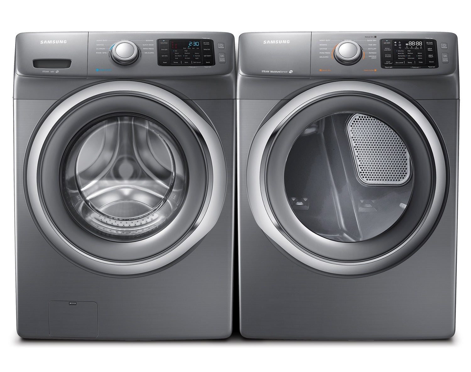 Samsung Stainless Platinum 14" Laundry Pedestal w/ Storage - WE357A0P/XAC