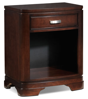 New Justin Table de nuit - cerisier foncé