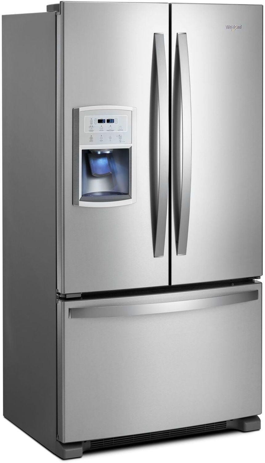 Whirlpool Stainless Steel French Door Refrigerator (20 Cu. Ft.) - WRF550CDHZ