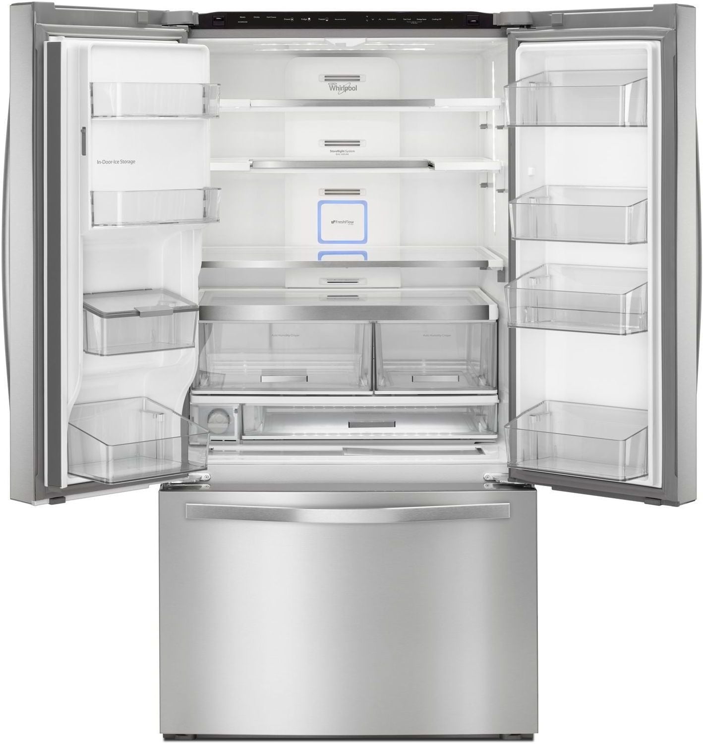 Whirlpool Stainless Steel French Door Refrigerator (32 Cu. Ft.) - WRF995FIFZ