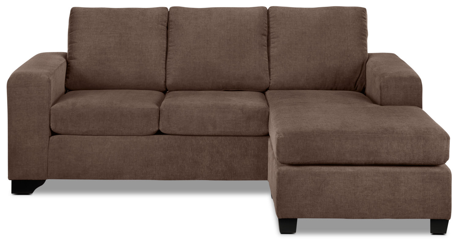 Fava Chaise Sofa - Light Brown