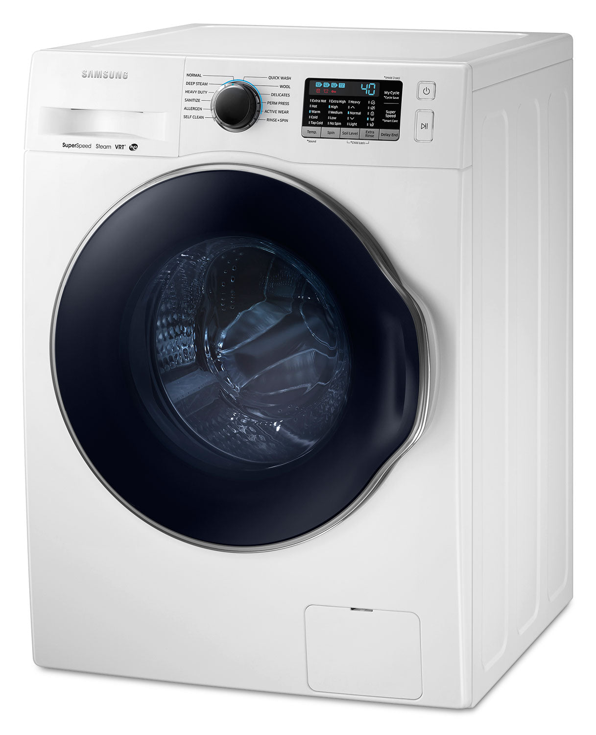 Samsung White Front-Load Washer (2.6 Cu. Ft. IEC) - WW22K6800AW/A2