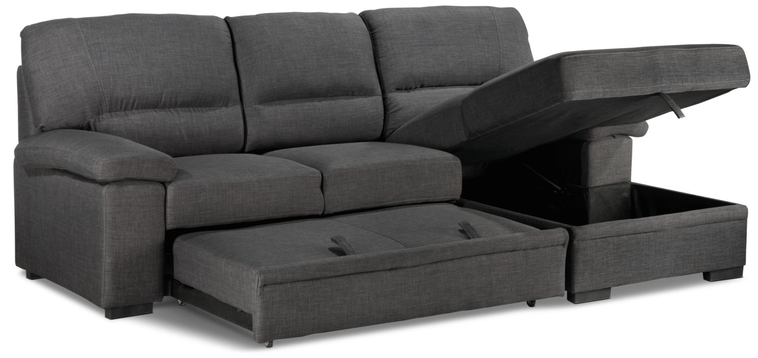 Tessaro Pop-Up Sofa Bed - Charcoal