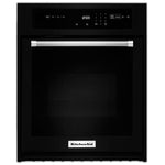 KitchenAid Black Convection Wall Oven (4.3 Cu. Ft.) - KOSE507EBL