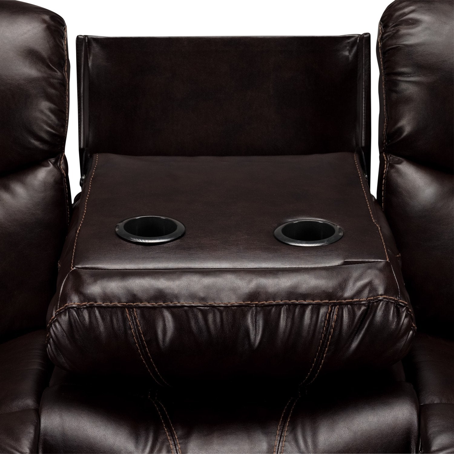 Barcelona II Reclining Sofa - Dark Brown