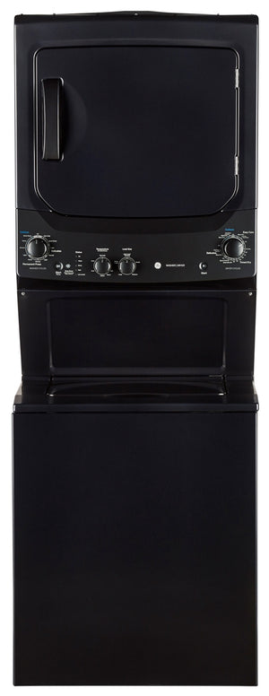 GE Buanderie superposée électrique gris diamant GUD37ESMMDG