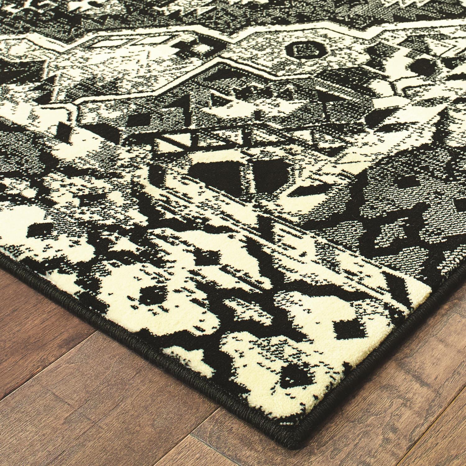 Ledger W5603KL Tribal Area Rug (6'7"X9'6")