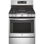GE Stainless Steel Freestanding Gas Convection Range (5.0 Cu. Ft.) - JCGB700SEJSS
