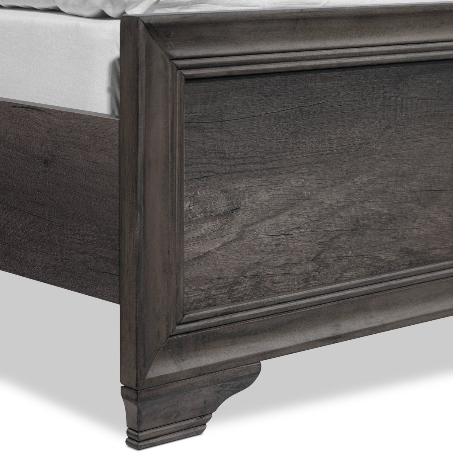 Sophie 6- Piece Full Bedroom Package - Weathered Grey