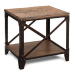 Pinebrook 22" End Table - Distressed Natural Pine