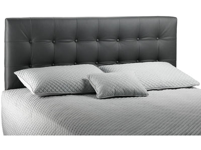 Lombardi Tête de lit grand avec pattes réglables - gris