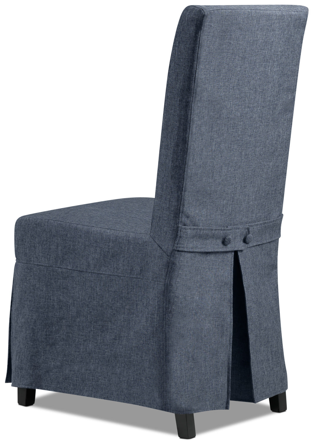 Glambrey Slip Chair w/ 2 Covers - Denim and Slate