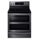 Samsung Black Stainless Steel Freestanding Electric Convection Range (5.9 Cu. Ft.) - NE59J7850WG/AC