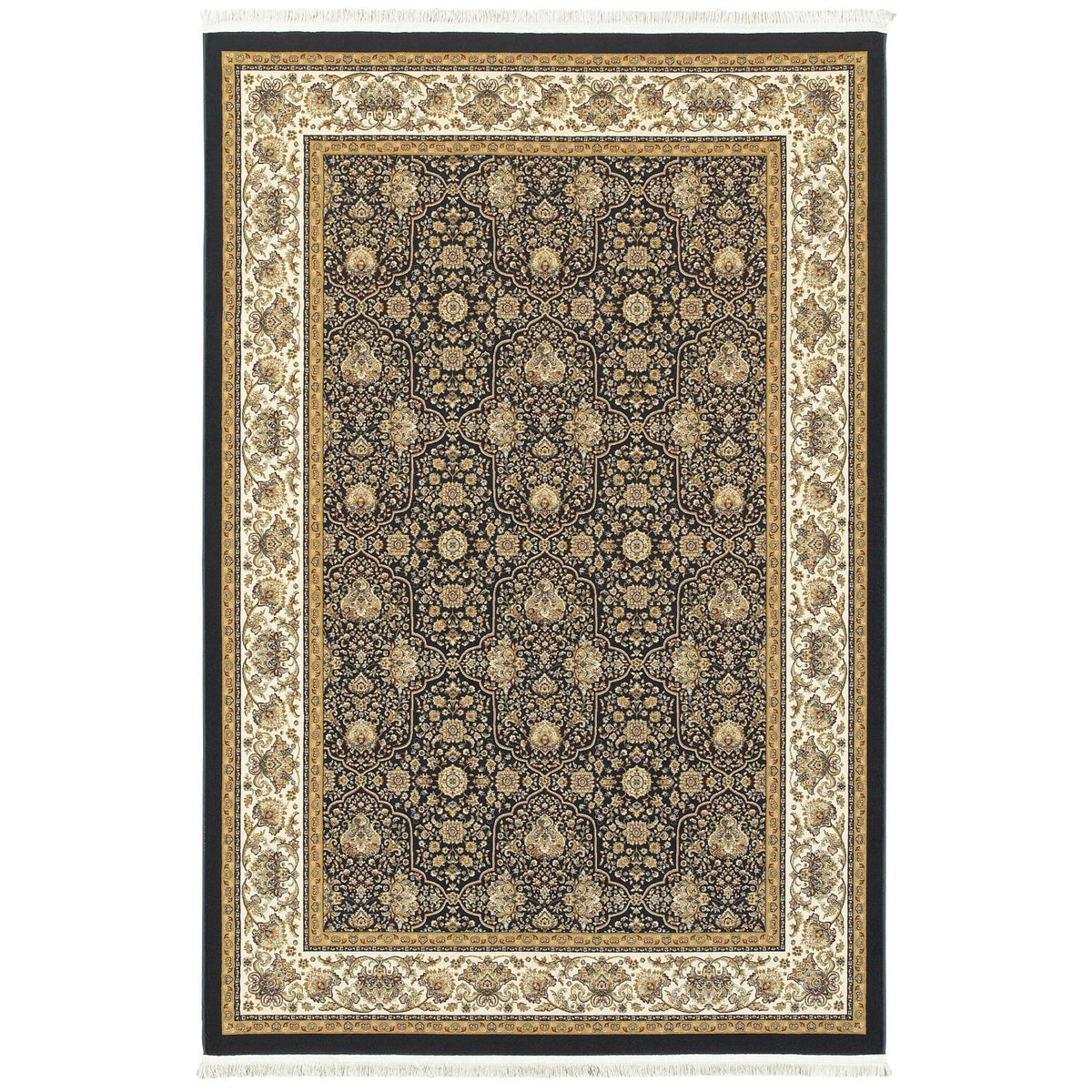 Marieville W1331BL Oriental Area Rug (3'10"X5'5")