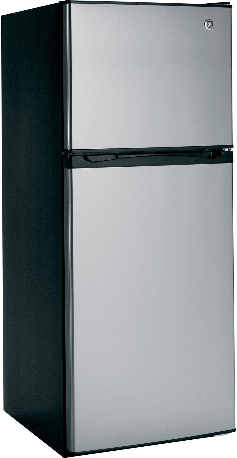 GE 24" 11.55 Cu. Ft. Stainless Steel Top-Freezer Refrigerator - GPE12FSKSB