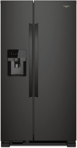 Whirlpool Réfrigérateur 24,5 pi³ côte-à-côte noir WRS335SDHB