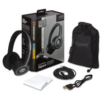 iSport Freedom Wireless Bluetooth On-Ear Sport Headphones - Black