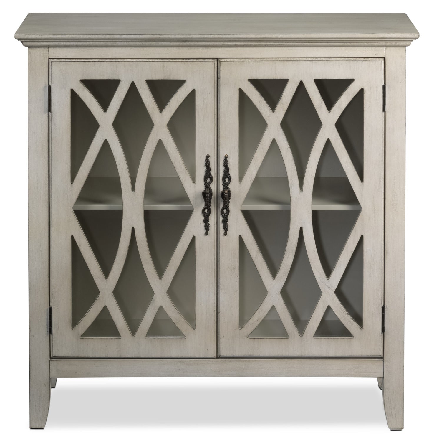 Glennon Accent Cabinet - Weathered White