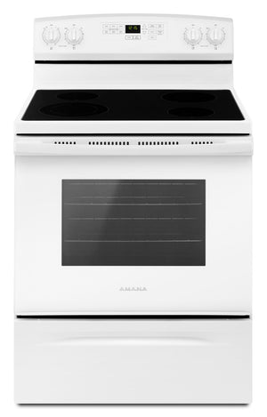 Amana Cuisinière électrique 4,8 pi³ blanc YAER6603SFW