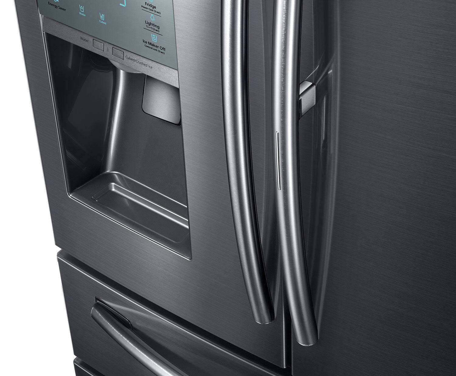 Samsung Black Stainless Steel French Door Refrigerator (28 Cu. Ft.) - RF28JBEDBSG/AA