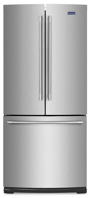 Maytag Réfrigérateur 19,6 pi³ de 30 po avec portes à 2 battants acier inoxydable - MFB2055FRZ